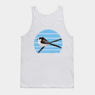 jz.birds Long Tailed Tit Bird Design Tank Top